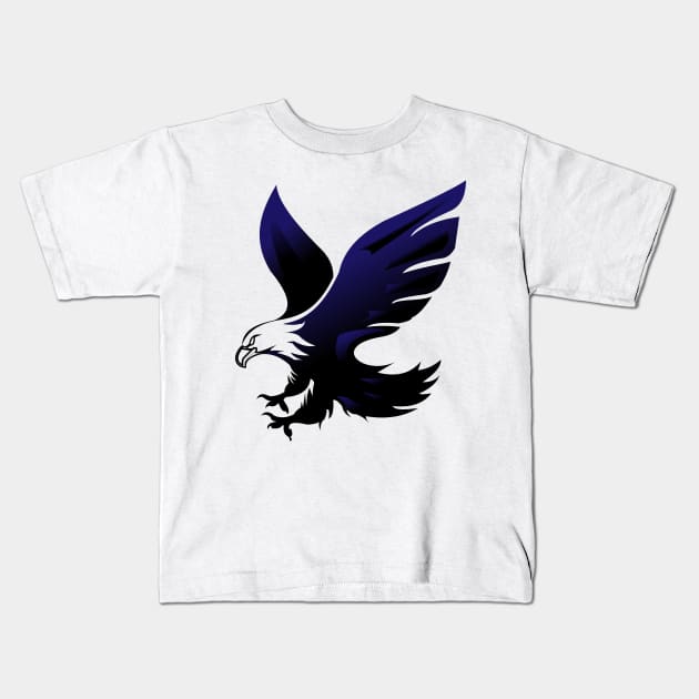 eagle-16 Kids T-Shirt by calligraphysto